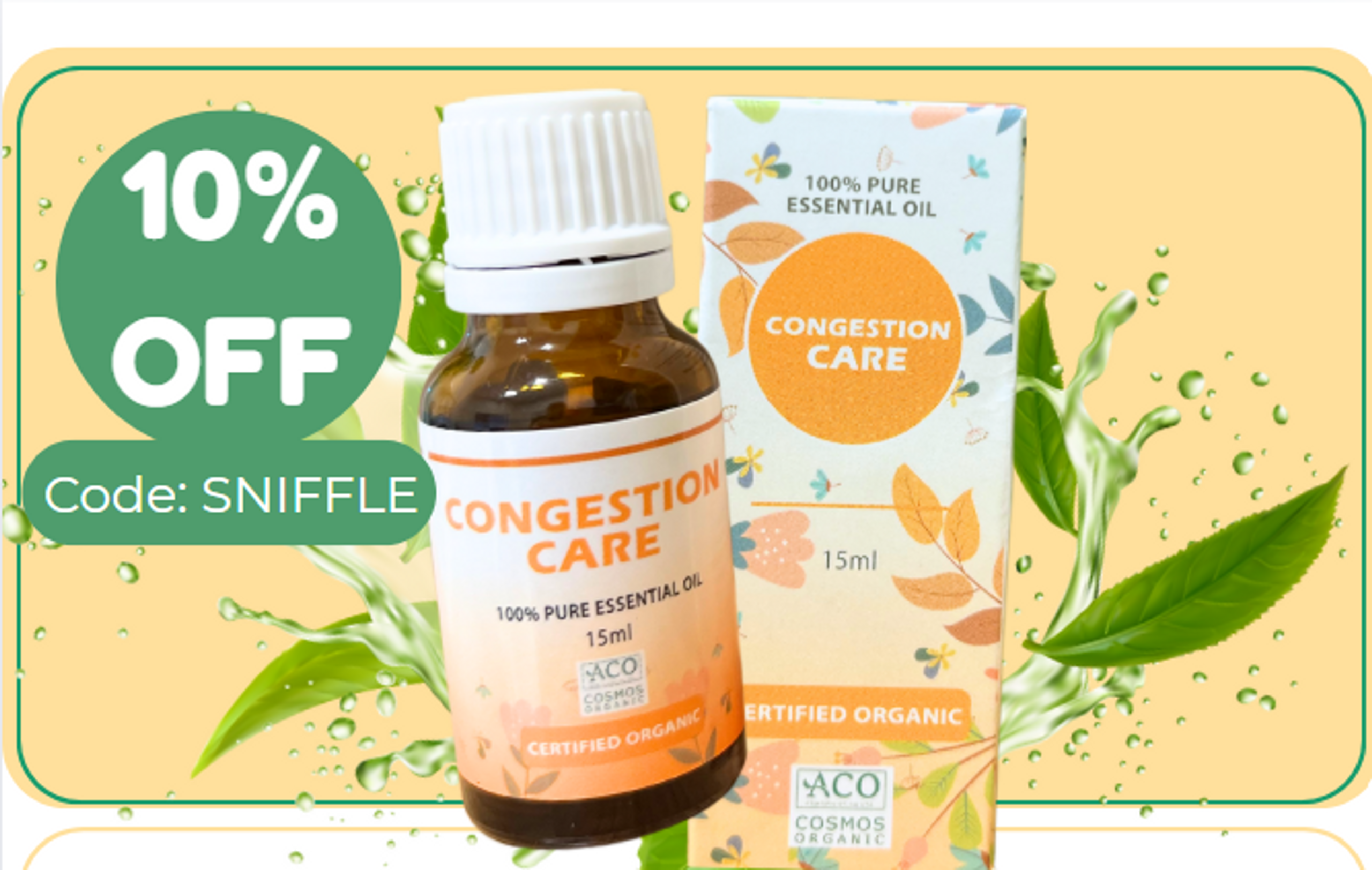 15ml Organic Essential Oil