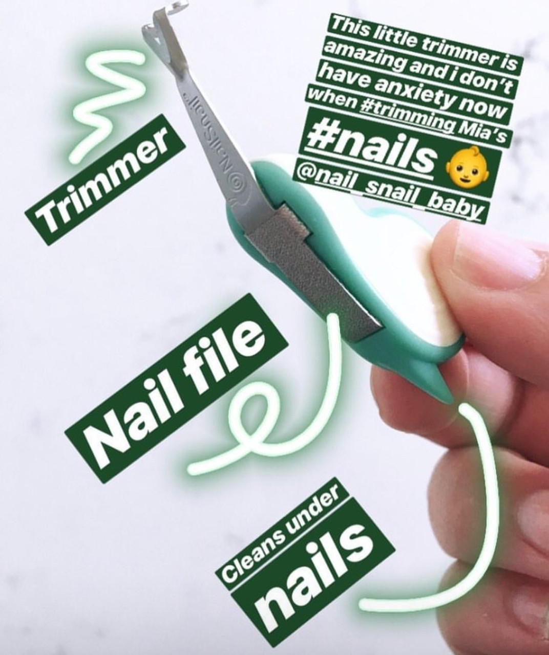 Nail Snail Baby Nail Trimmer