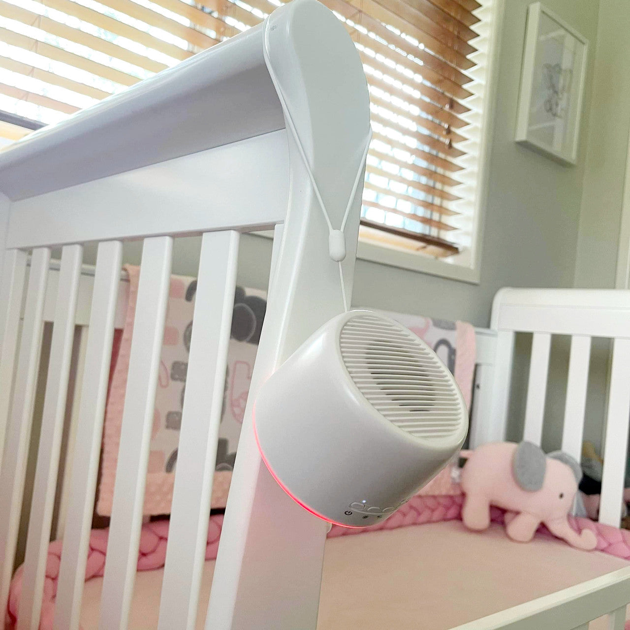 Help your child drift to sleep, and stay asleep. 8 Optional LED Mood Lights perfect for a night light or turn off for complete darkness.
