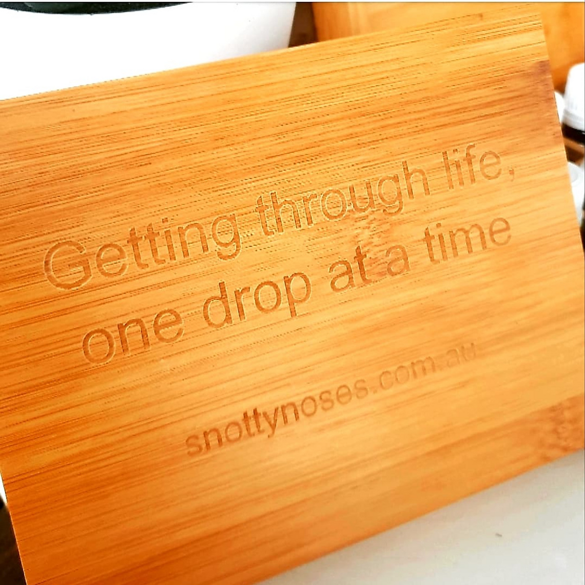 Essential Oil Bamboo Storage Box