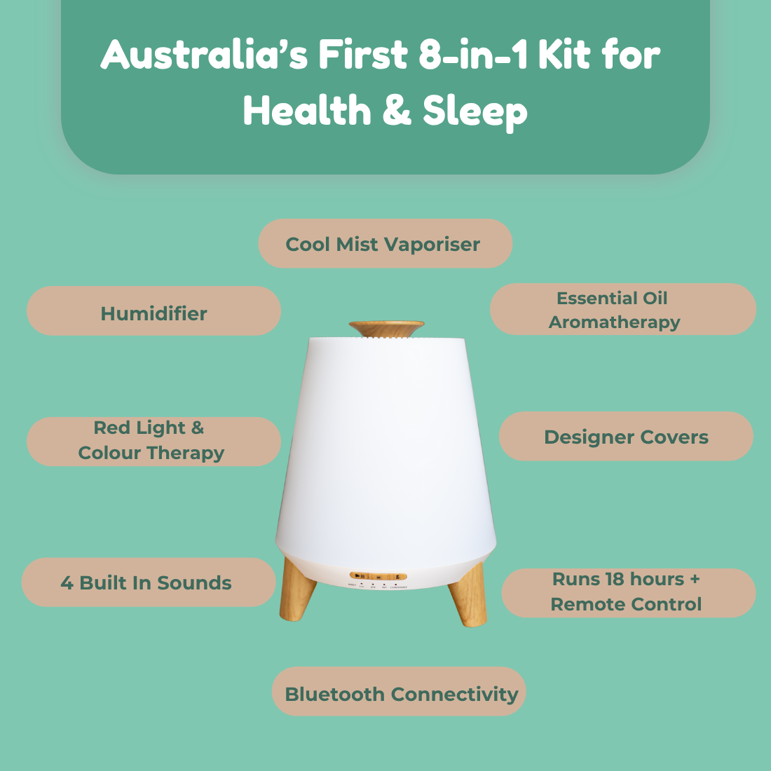 Hush Vaporiser Kit with Essential Oils &amp; Free Xmas Covers