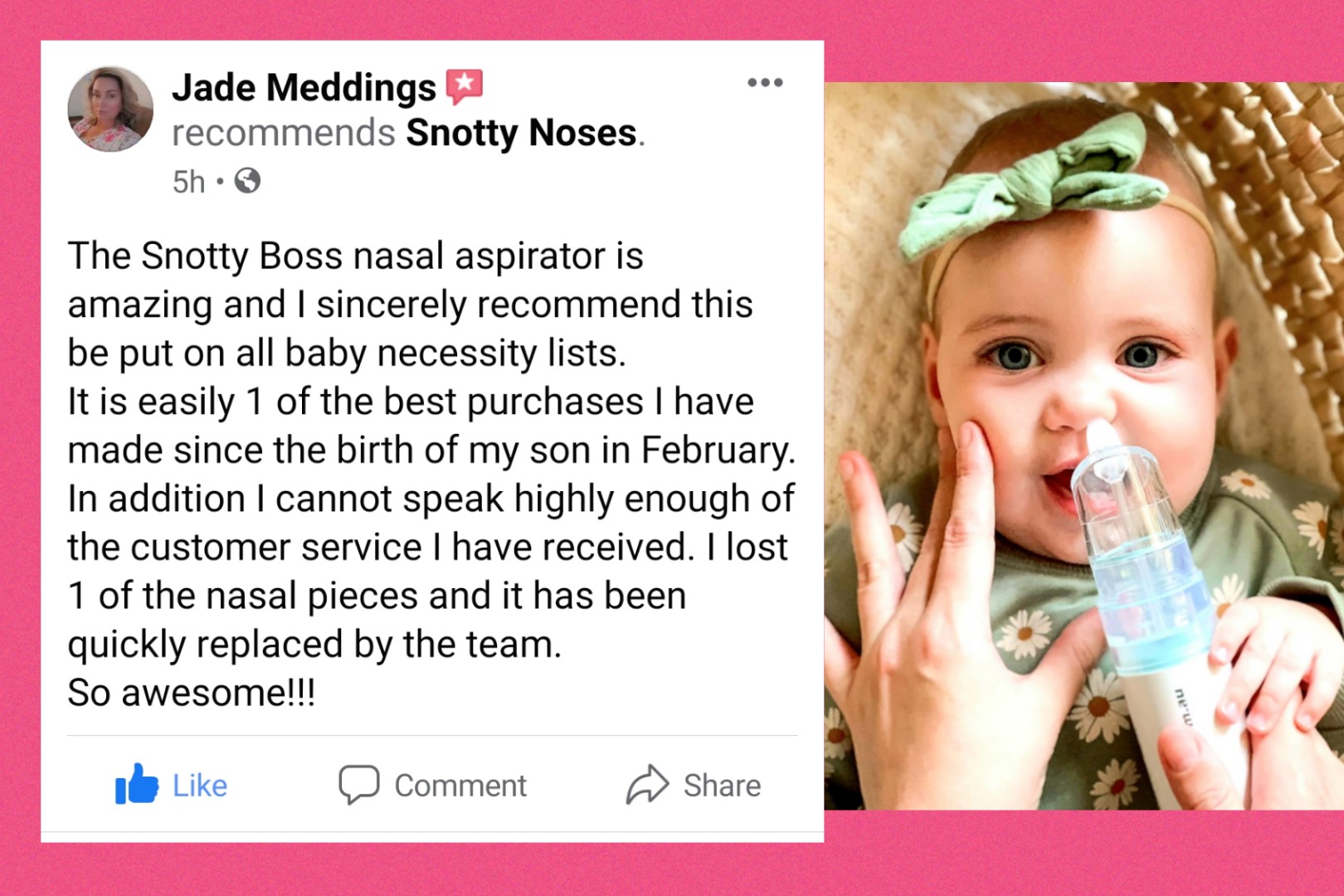 Reviews from happy customers, baby can breathe better, better than manual bulb sucker