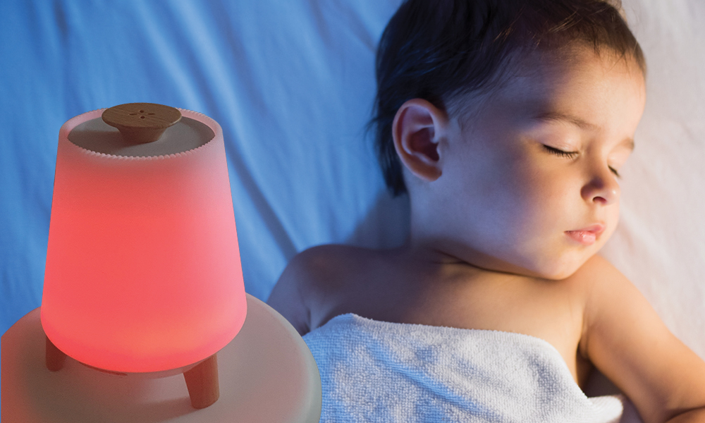 Red light therapy to help babies sleep better at night