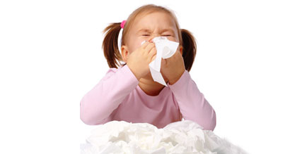 Children under 4 can't blow their nose 
